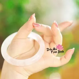 Vòng Bản Thạch Anh Trắng Ngũ Đài Sơn